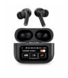 AirPods A9 Pro Touch Display ANC ENC TWS Earbuds - Black - Image 2