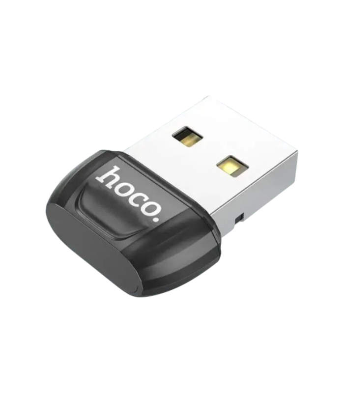 Hoco-USB-Bluetooth-Dongle-Receiver-3-Photoroom.webp Hoco UA18 USB Bluetooth 5.0 Dongle Receiver - Image 1