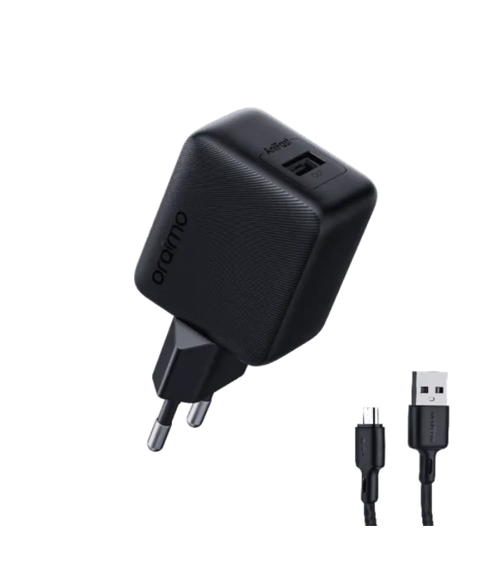 M-1.webp Oraimo Cannon 18S 18W Fast Charging Wall Charger Kit - Image 1
